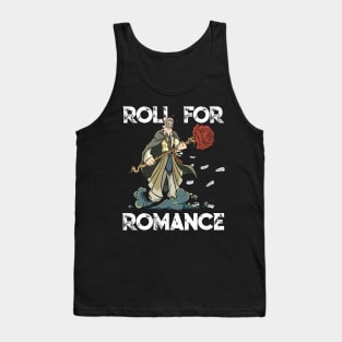 Roleplaying RPG Valentines Day TableTop D20 Dice Wizard Gift Tank Top